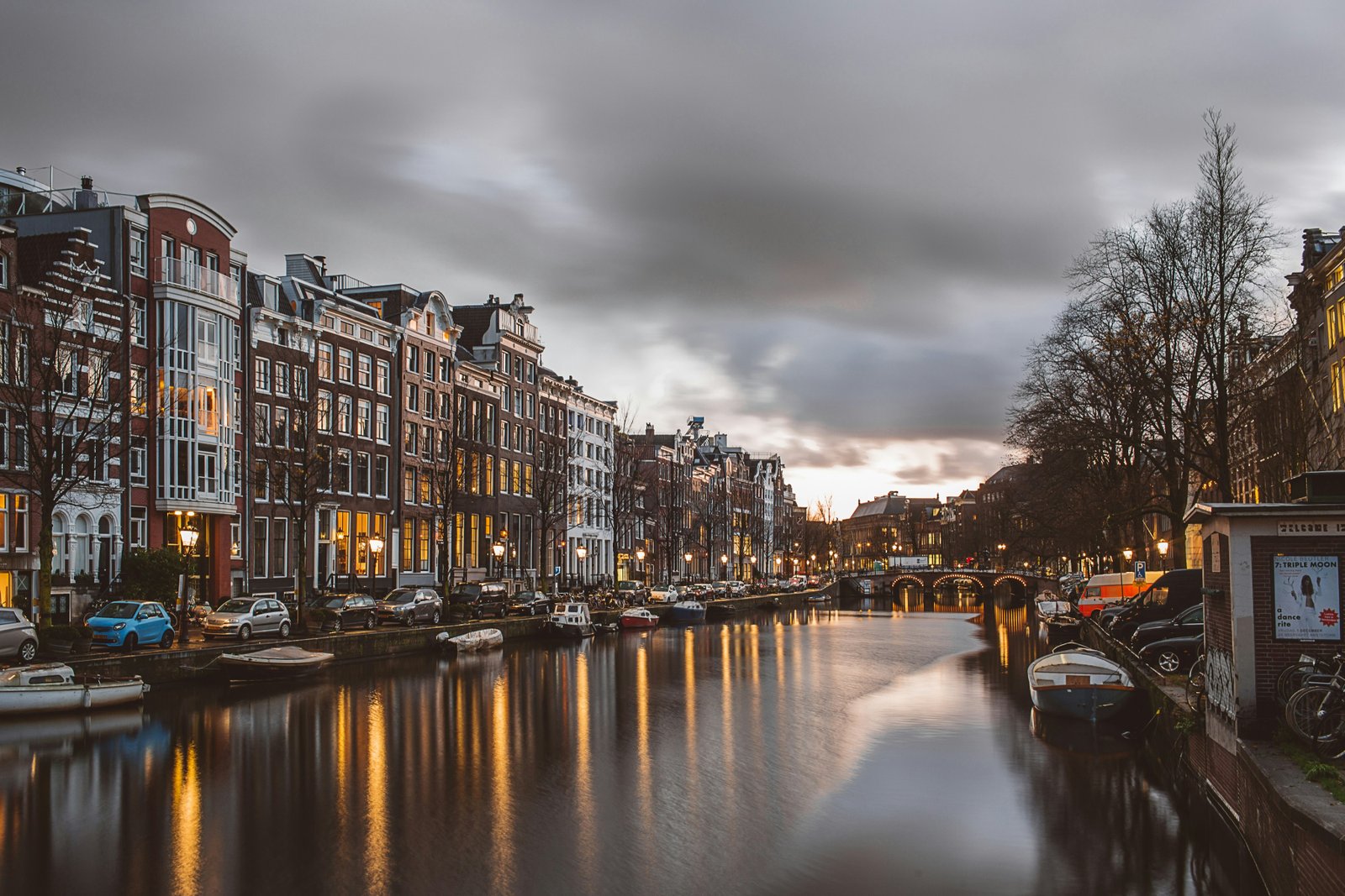 Amsterdam canal houses Netherlands