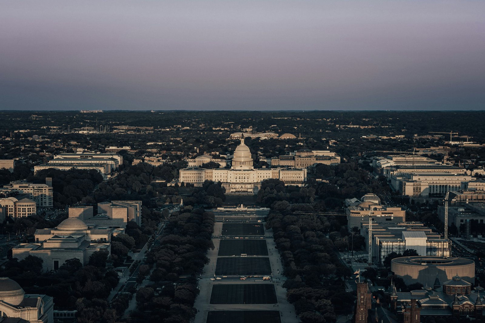 Washington DC Capitol skyline