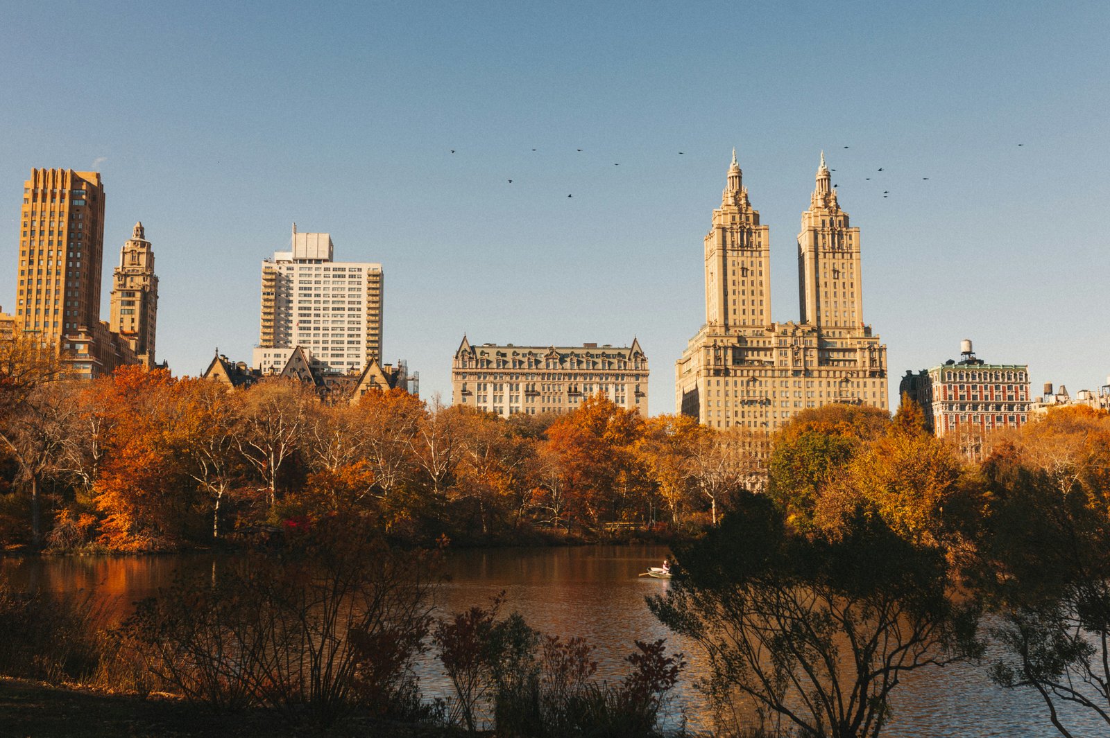 Central Park New York in fall