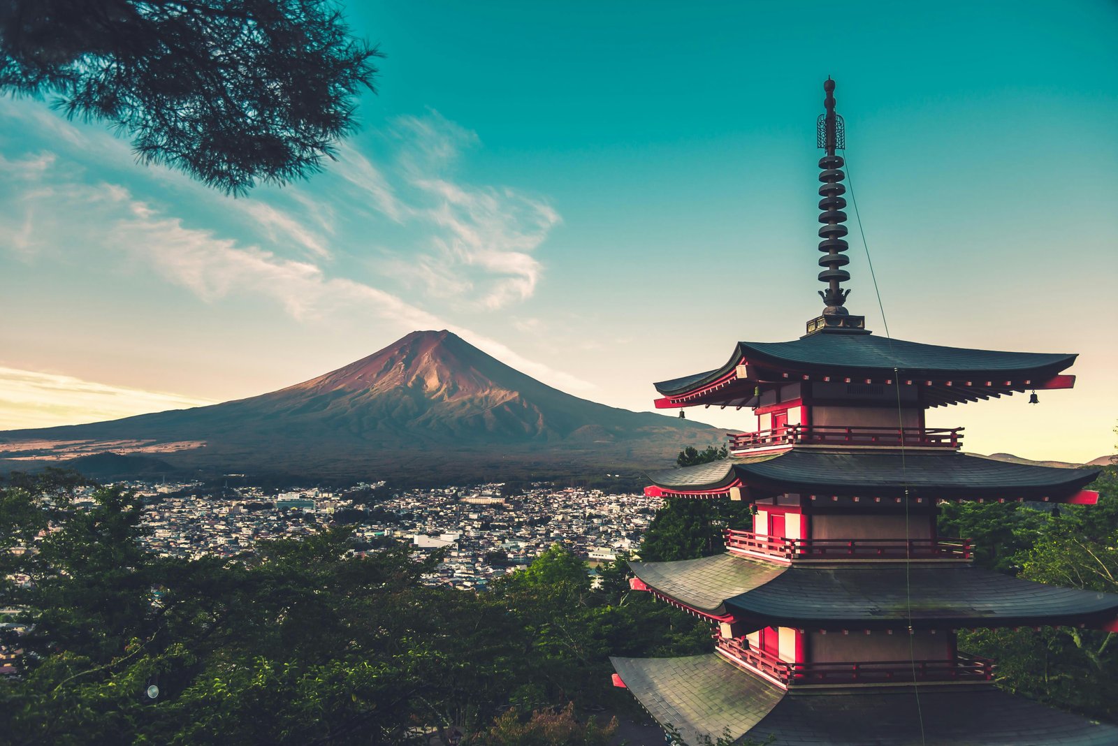 Chureito Pagoda Mount Fuji Japan