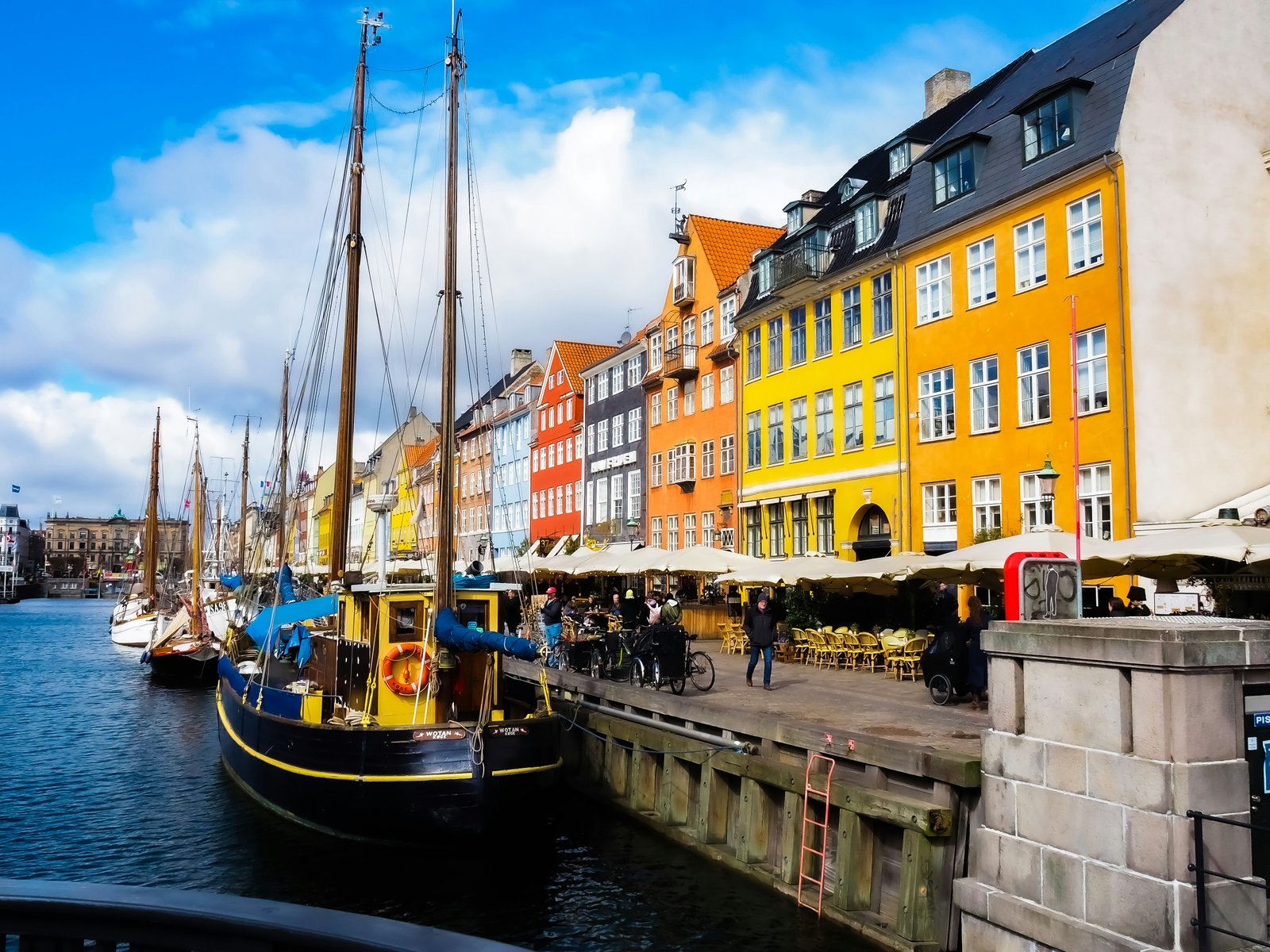 Copenhagen waterfront Denmark