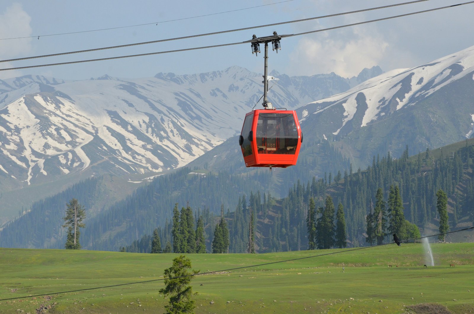 Gulmarg mountains and gondola