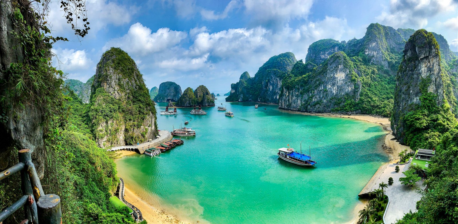 Ha Long Bay Vietnam limestone islands