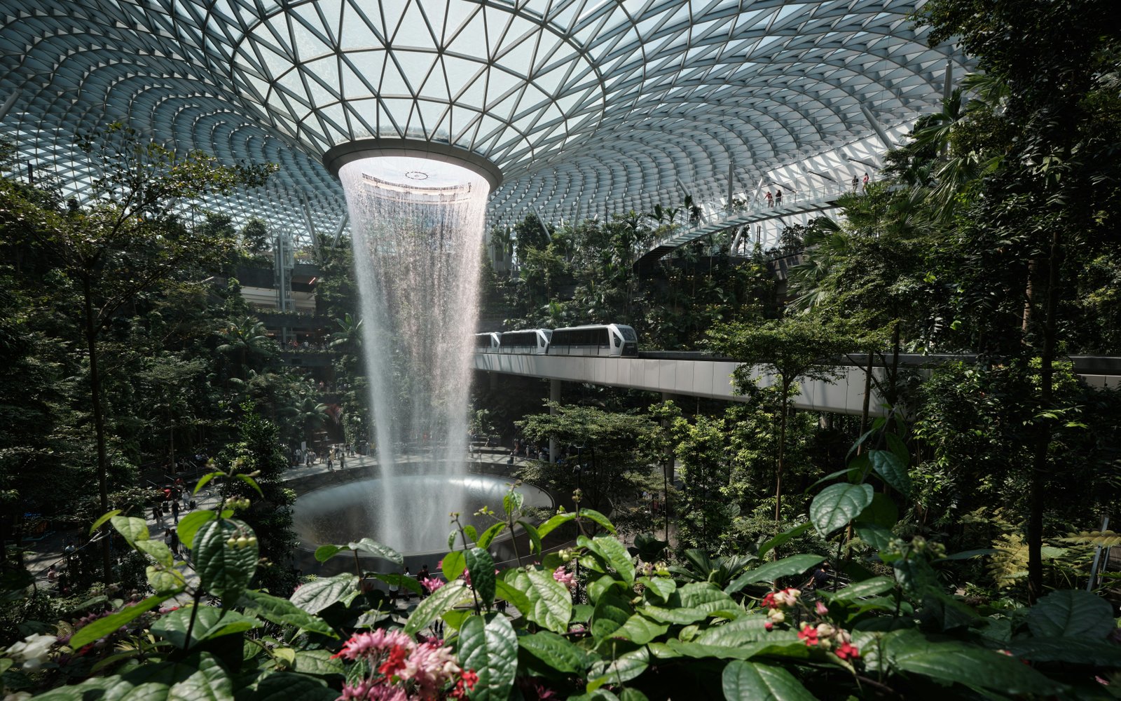 Jewel Changi Airport Rain Vortex Singapore