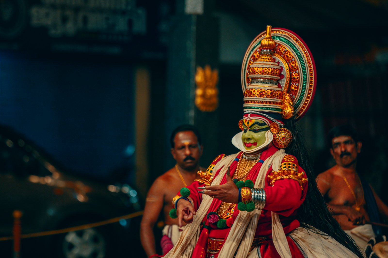Kathakali performer in Kerala