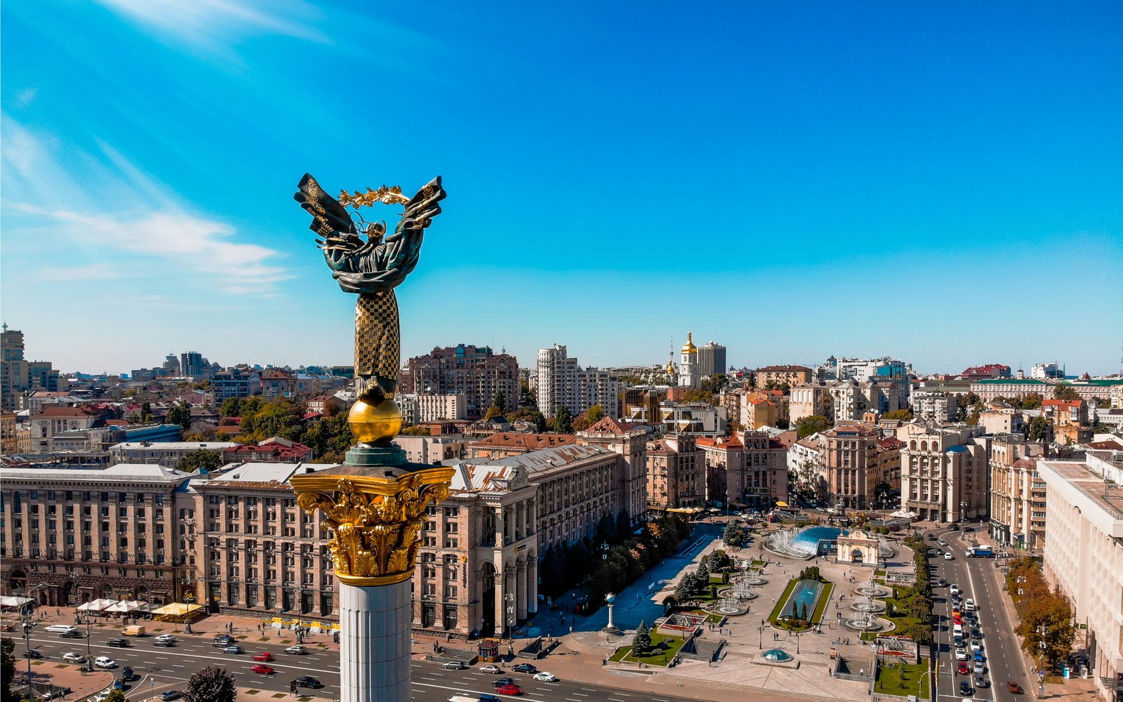 Kyiv Ukraine skyline