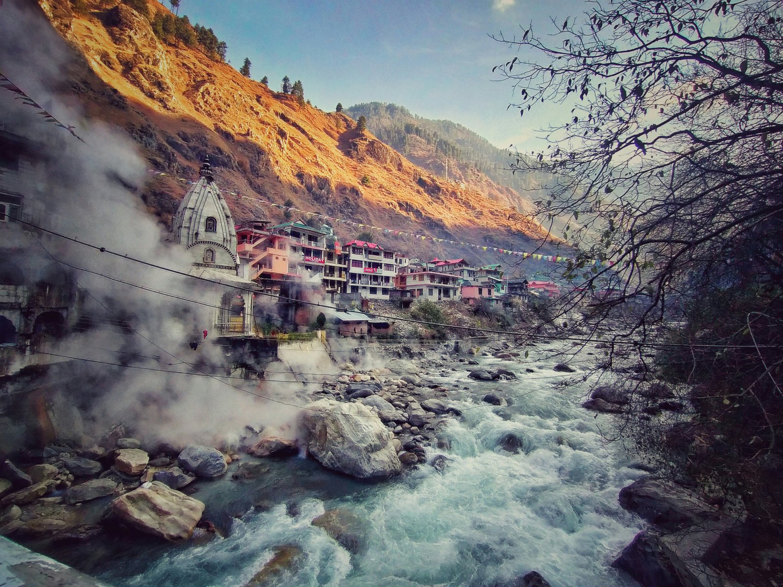 Manikaran river landscape