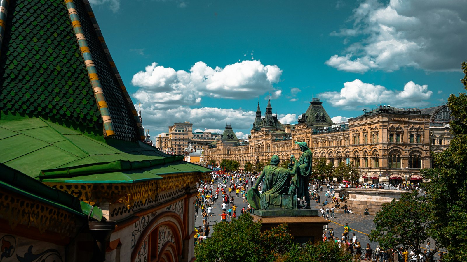 Moscow Russia city panorama