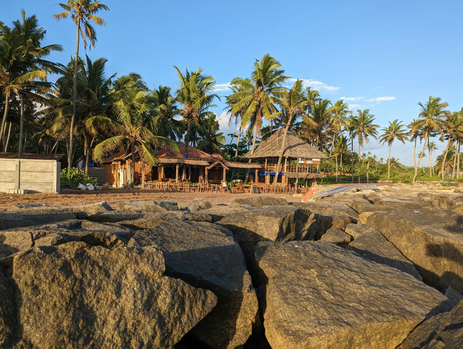 Varkala cliff beach in Kerala