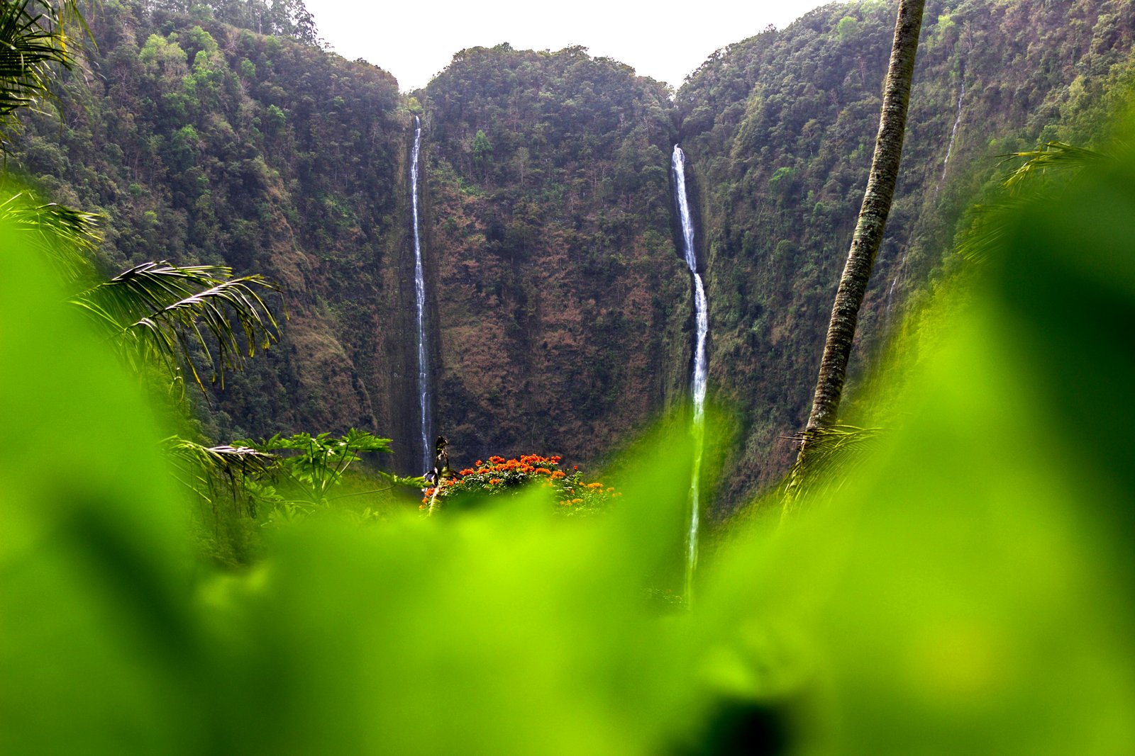 Waipio Valley waterfall Hawaii